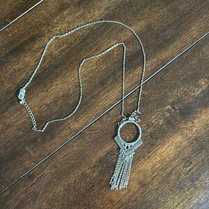 American Eagle Silver Pendant Necklace